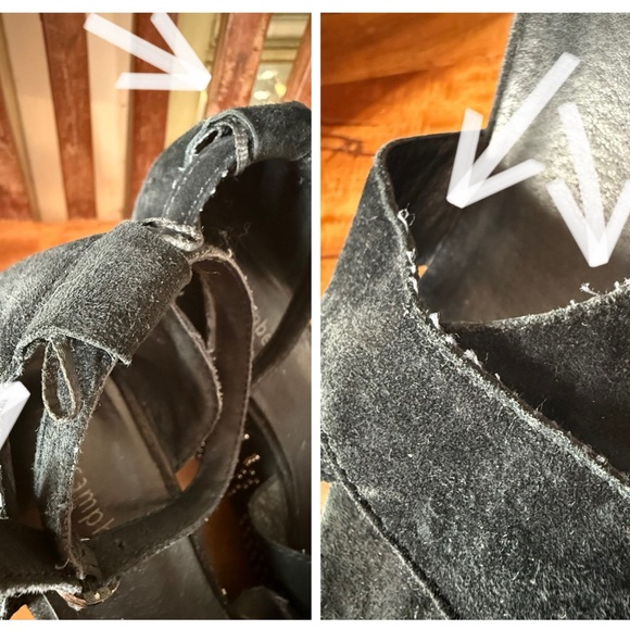 Jeffrey Campbell Studded Platform Wedges – Black Suede – Women’s 8.5 - Picture 14 of 16